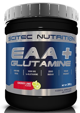 Scitec Nutrition EAA + Glutamine, Cherry Lime - 300g