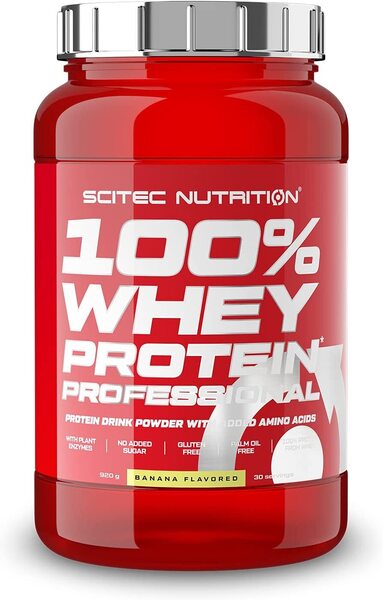 Scitec Nutrition 100% Whey Protein Professional, Banana - 920g