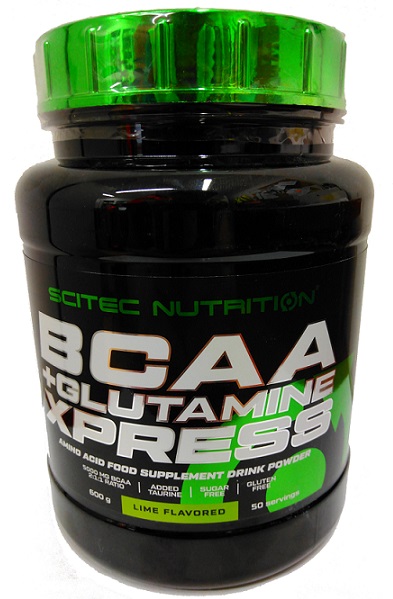 Scitec Nutrition BCAA + Glutamine XPress, Lime - 600g