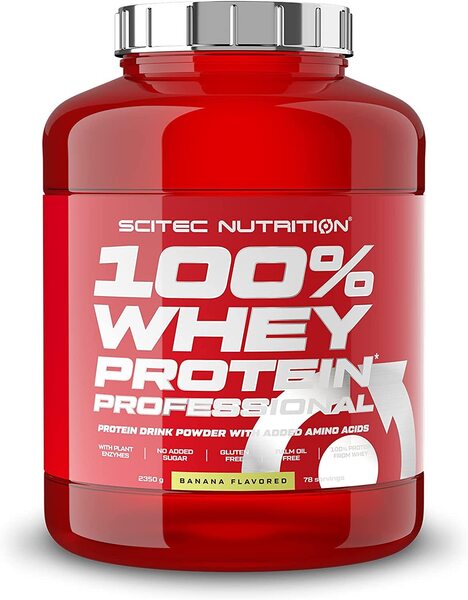 Scitec Nutrition 100% Whey Protein Professional, Banana - 2350g