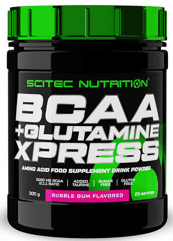 Scitec Nutrition BCAA + Glutamine XPress, Bubble Gum - 300g