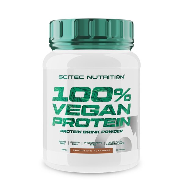 Scitec Nutrition 100% Vegan Protein, Vanilla - 1000g