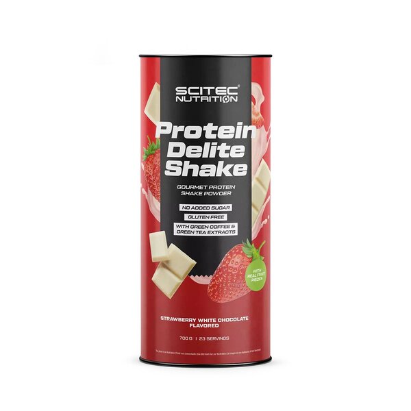Scitec Nutrition Protein Delite Shake, Strawberry White Chocolate - 700g
