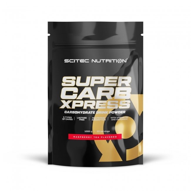 Scitec Nutrition Super Carb Xpress, Raspberry Tea - 1000g