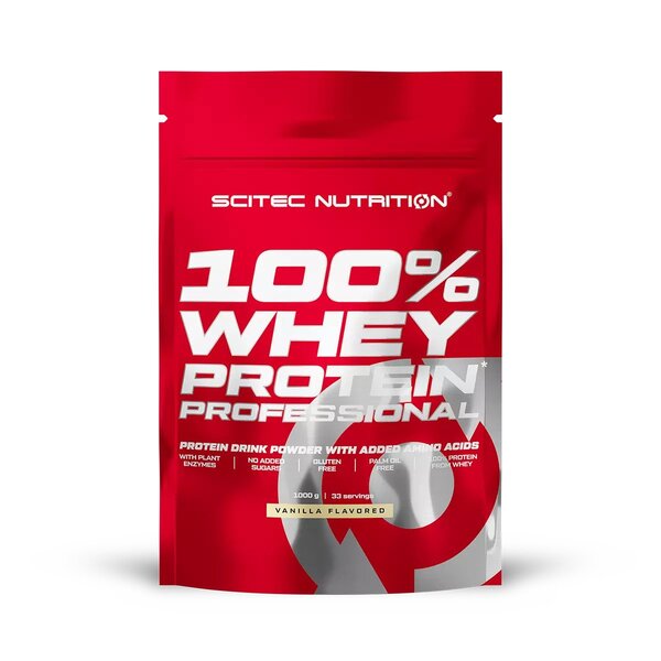 Scitec Nutrition 100% Whey Protein Professional, Vanilla - 1000g