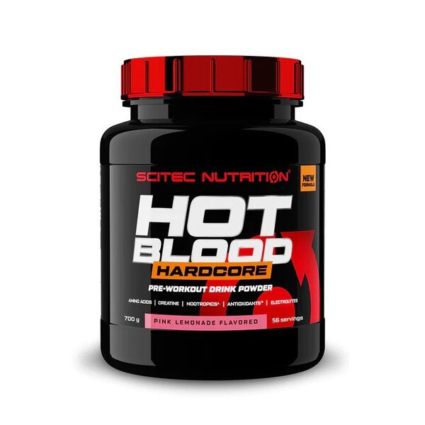 Scitec Nutrition Hot Blood Hardcore, Pink Lemonade - 700g