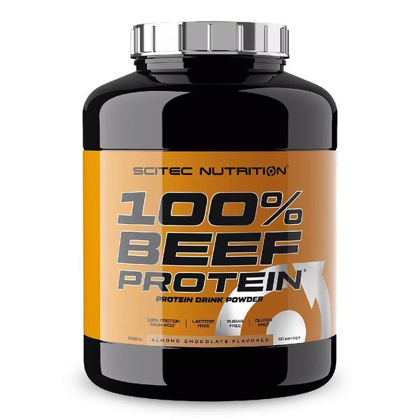 Scitec Nutrition 100% Beef Protein, Almond Chocolate - 1800g