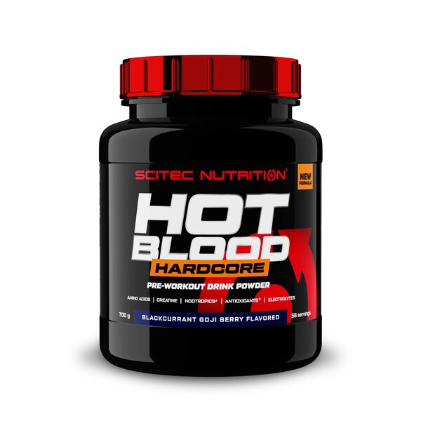 Scitec Nutrition Hot Blood Hardcore, Blackcurrant Goji Berry - 700g