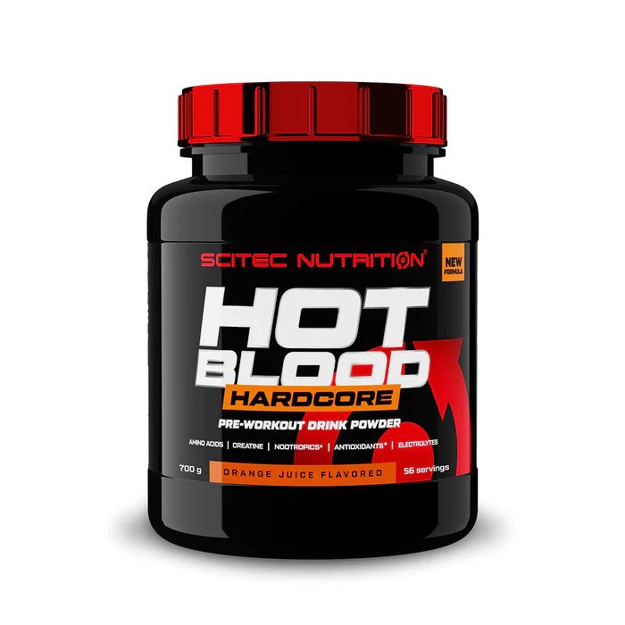 Scitec Nutrition Hot Blood Hardcore, Orange Juice - 700g