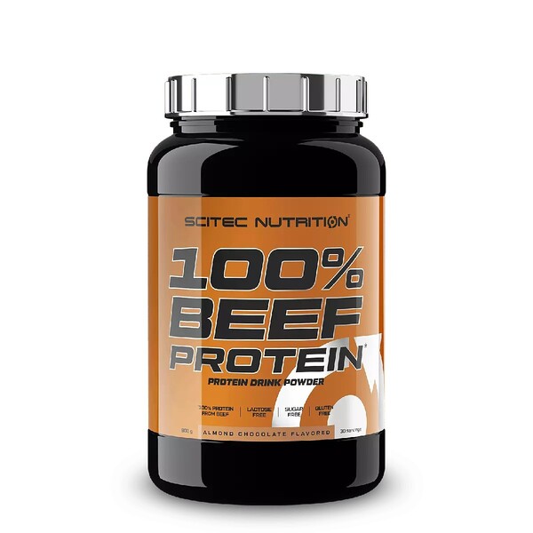 Scitec Nutrition 100% Beef Protein, Almond Chocolate - 900g