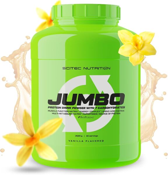 Scitec Nutrition Jumbo, Vanilla - 3520g