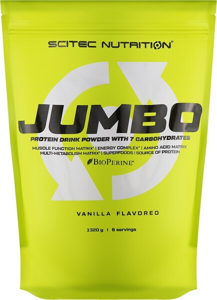 Scitec Nutrition Jumbo, Vanilla - 1320g