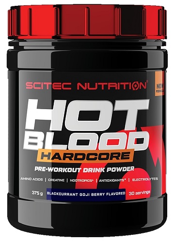 Scitec Nutrition Hot Blood Hardcore, Blackcurrant Goji Berry - 375g