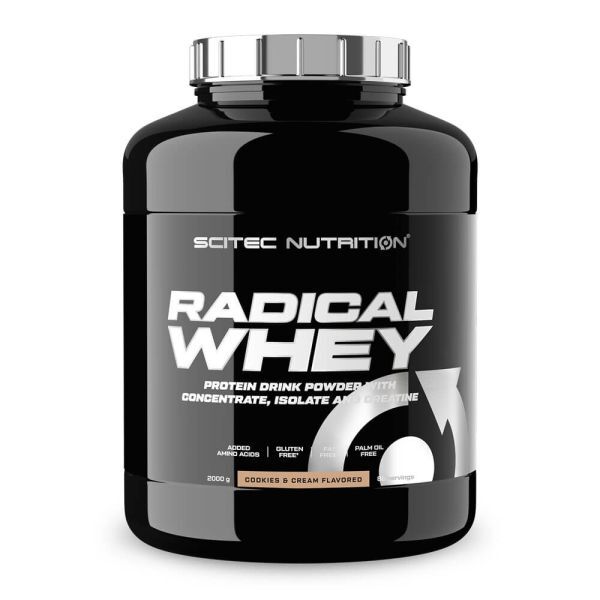 Scitec Nutrition Radical Whey, Cookies & Cream - 2000g