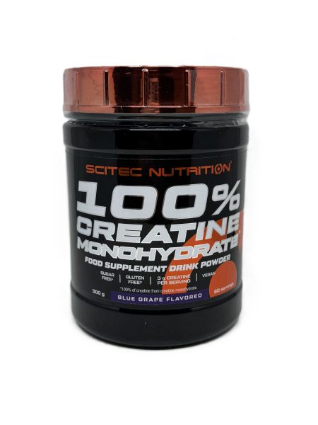 Scitec Nutrition 100% Creatine Monohydrate, Blue Grape - 300g