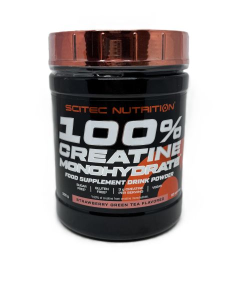 Scitec Nutrition 100% Creatine Monohydrate, Strawberry Green Tea - 300g